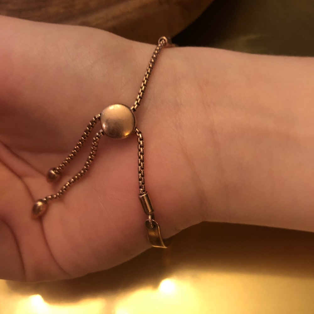 18ct vermeil rose gold bracelet